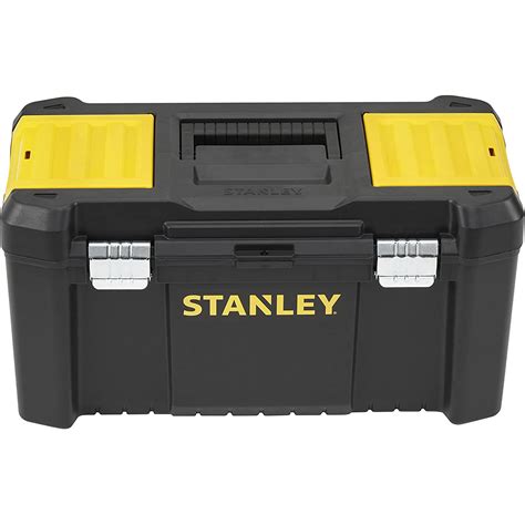 metal tool box stanley|stanley 19 inch tool box.